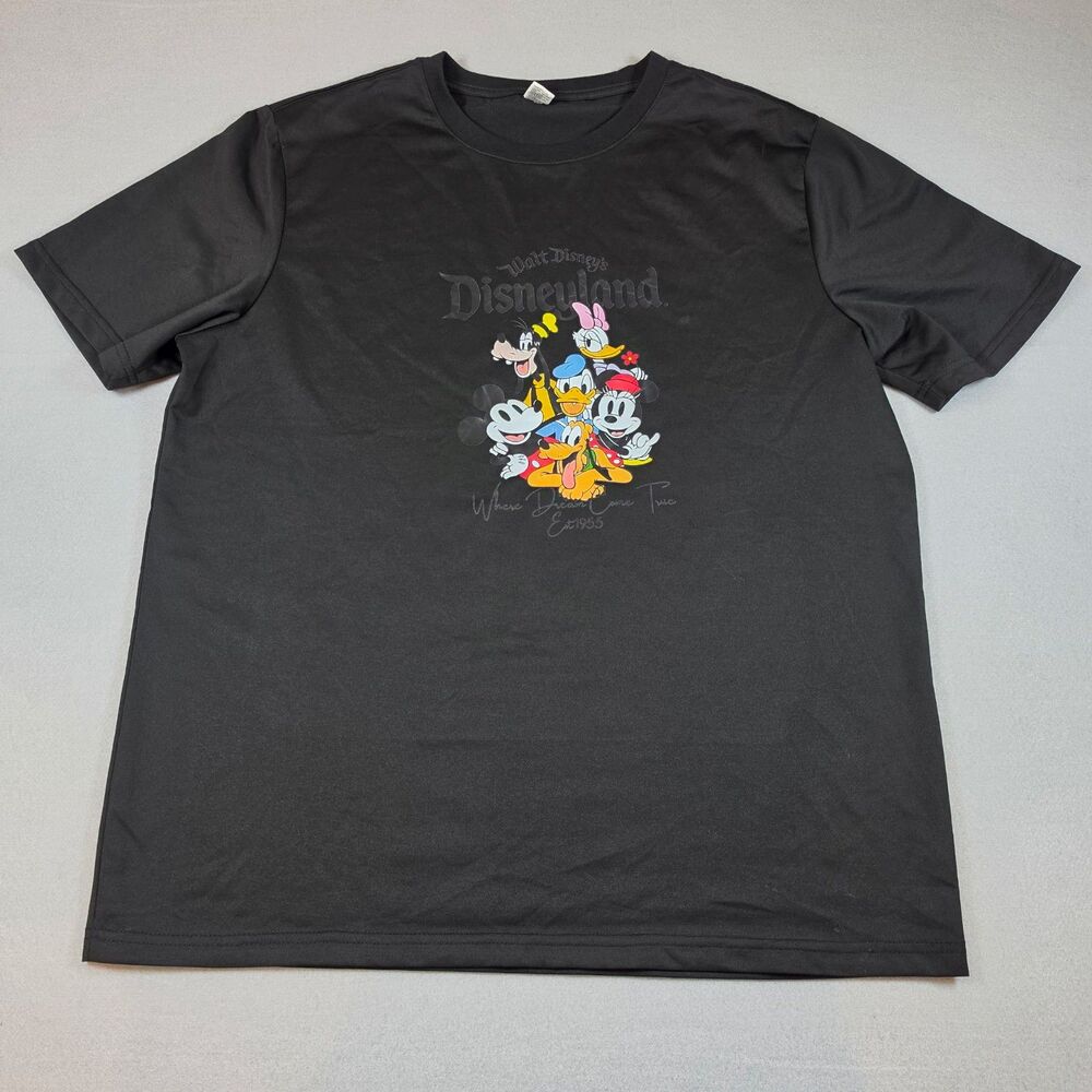 Disneyland T-Shirt Size L – Black Disney Mickey Mouse Graphic Tee
